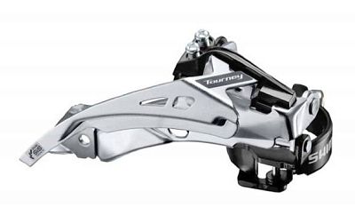 Превью  Переключатель передний SHIMANO Tourney TY710 3 X 7 Универсальная тяга, Нижний хомут 34,9/28.6